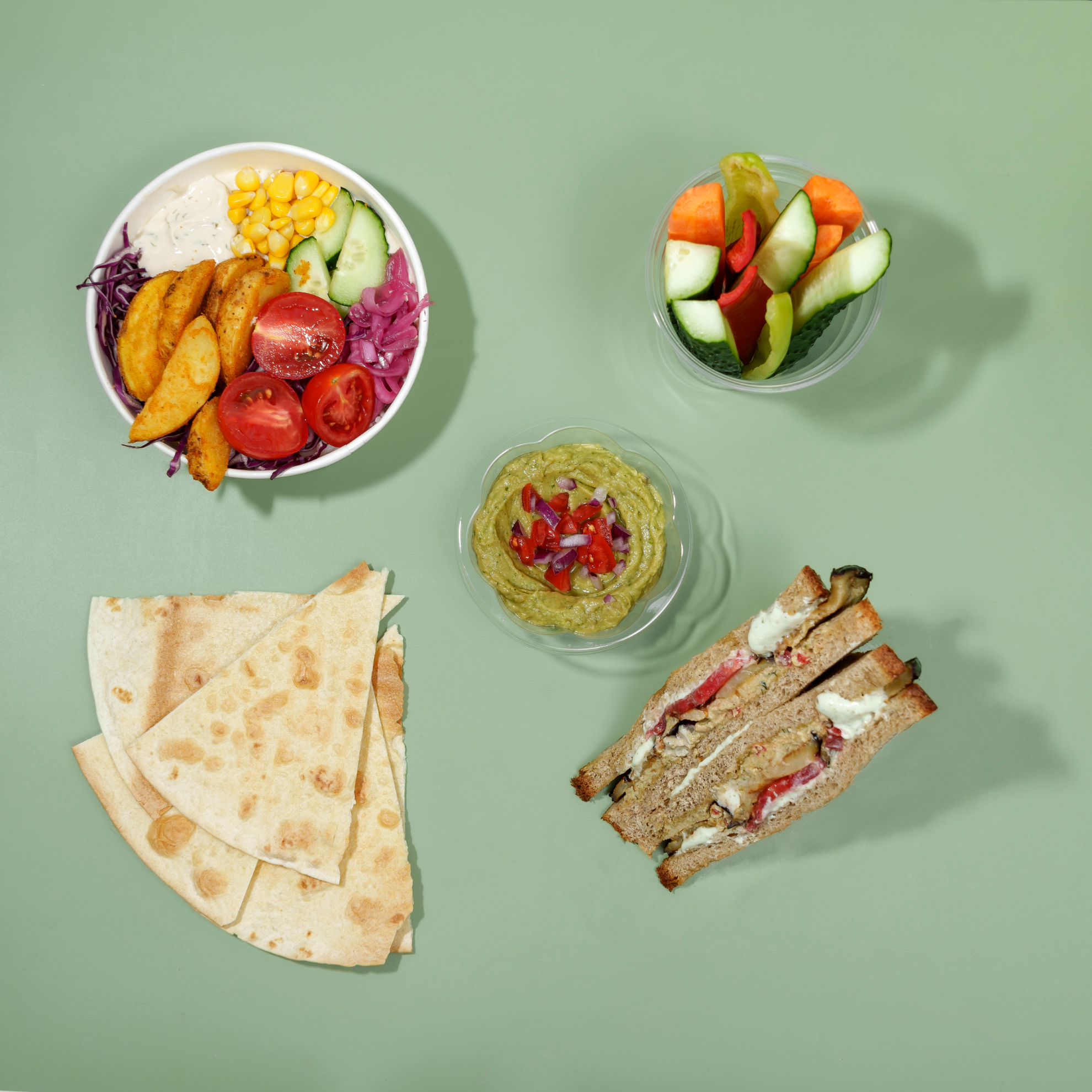 1300 Calories Veggie — Sunday